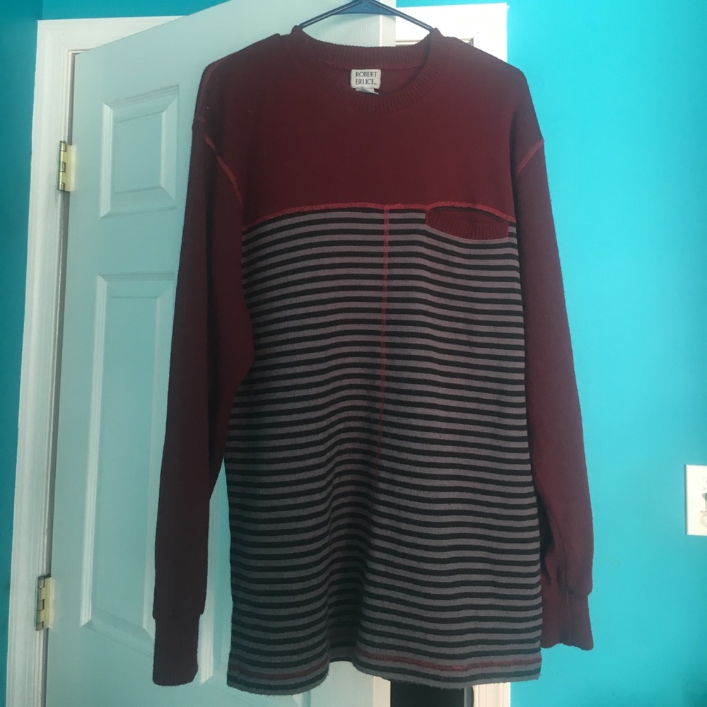 Long Sleeved Striped Sweater