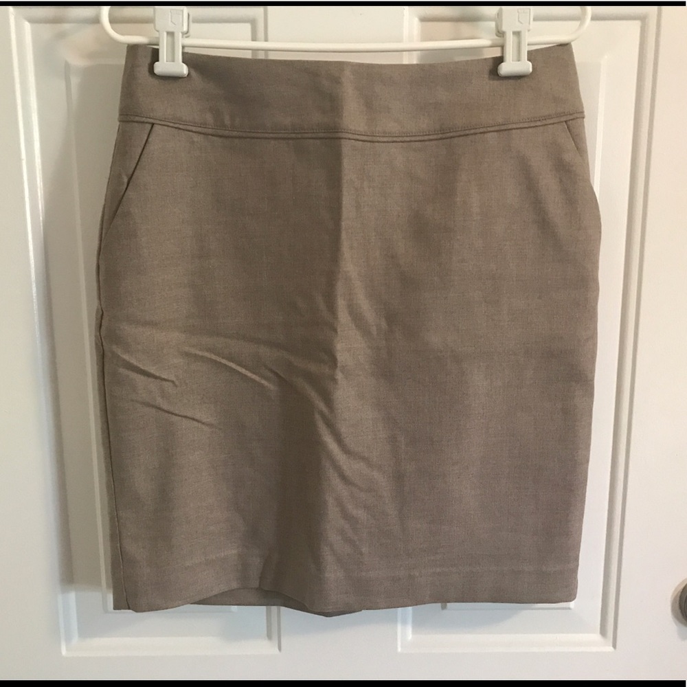 Tan H&M Pencil Skirt