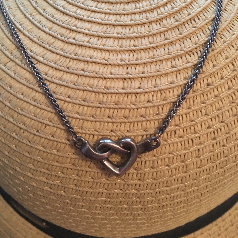 Jame Avery Heart Knot necklace, sterling silver