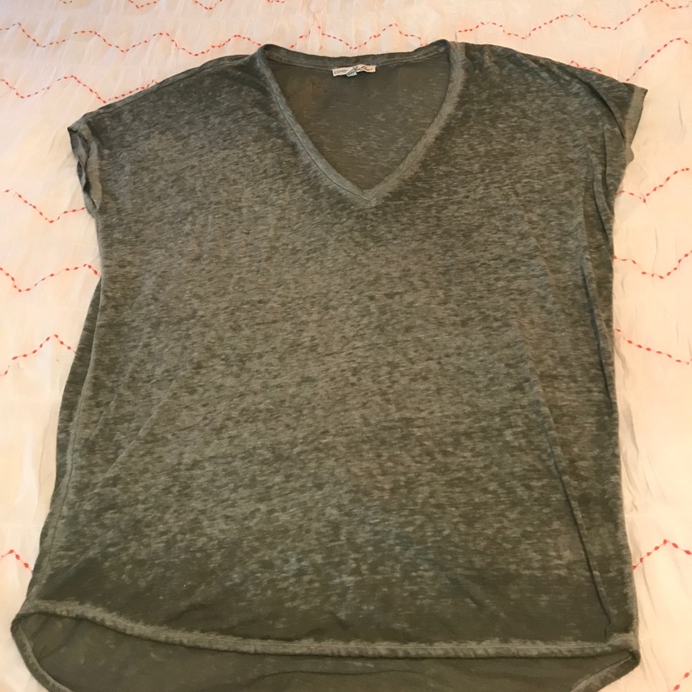 Express one eleven olive green t shirt