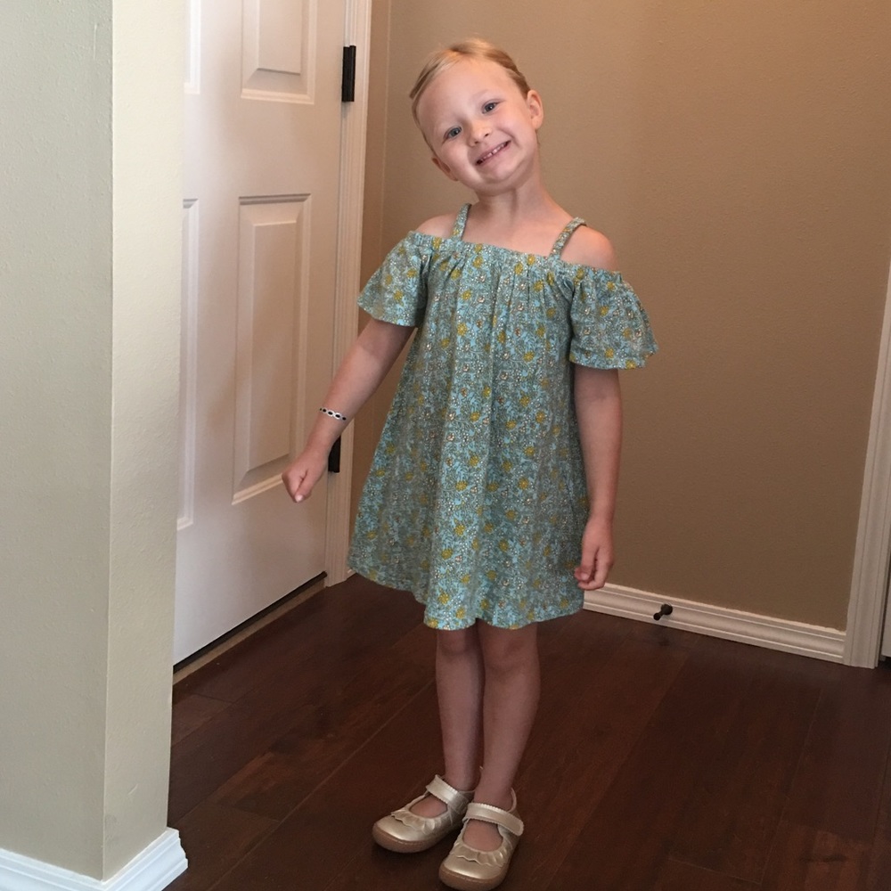 Old Navy Dress-cold shouldered cotton jersey