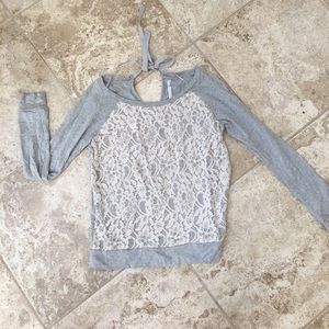 Long Sleeve Lace detail long sleeve