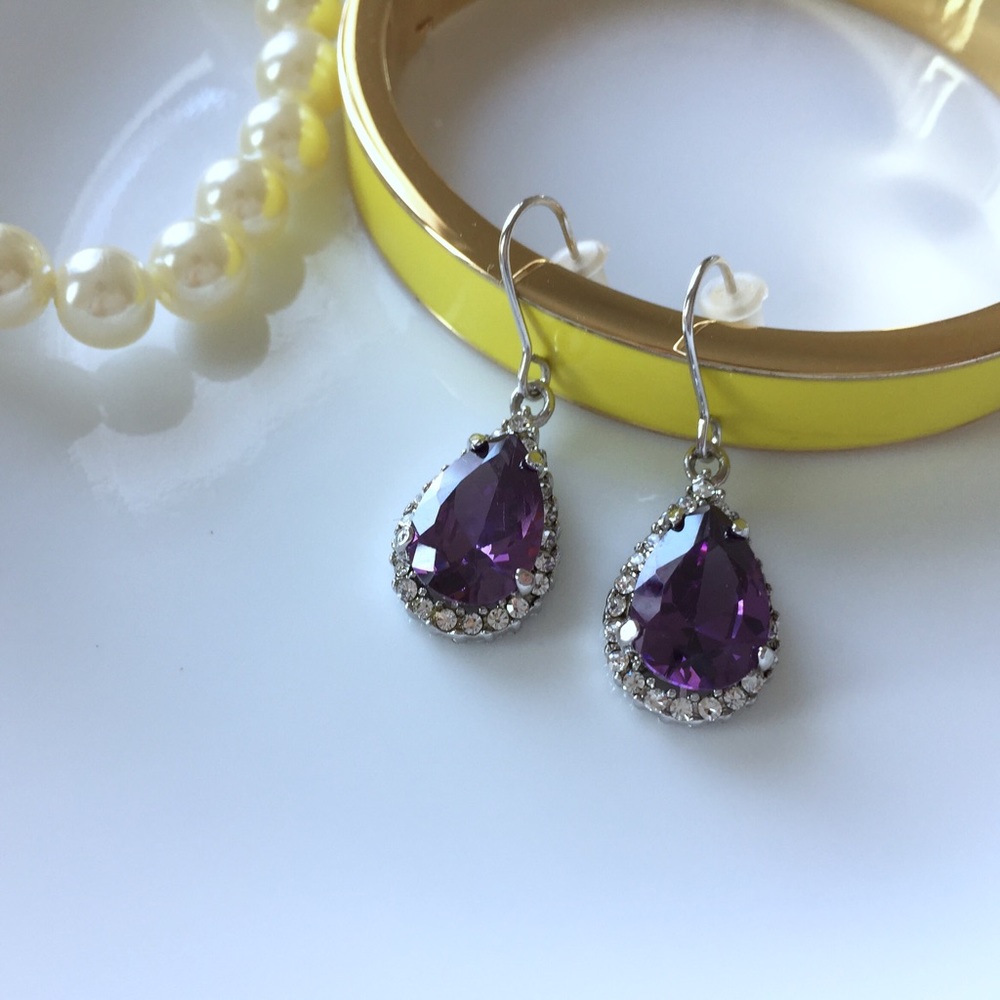 NWOT Purple Stud Earrings