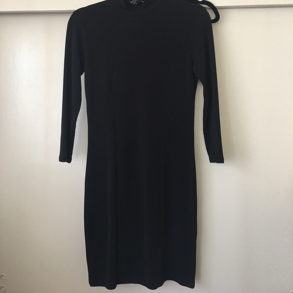Mock neck dress. Super cute. Tight fitting
