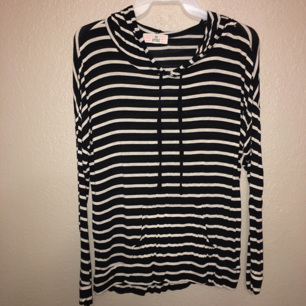 Striped thin sweater