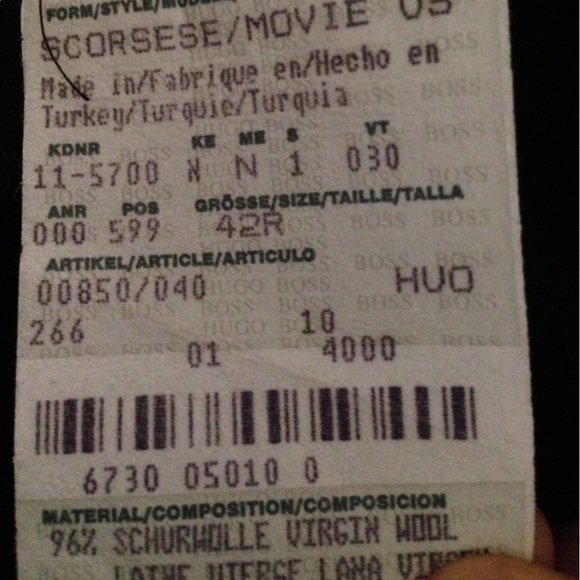 Hugo Boss 42R 3 button Scorsese/movie suit. - Picture 3 of 3