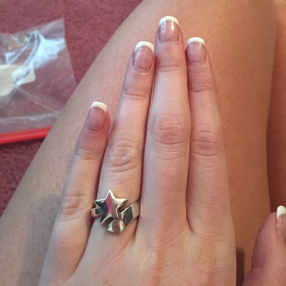 James Avery Shooting Star ring, sterling silver