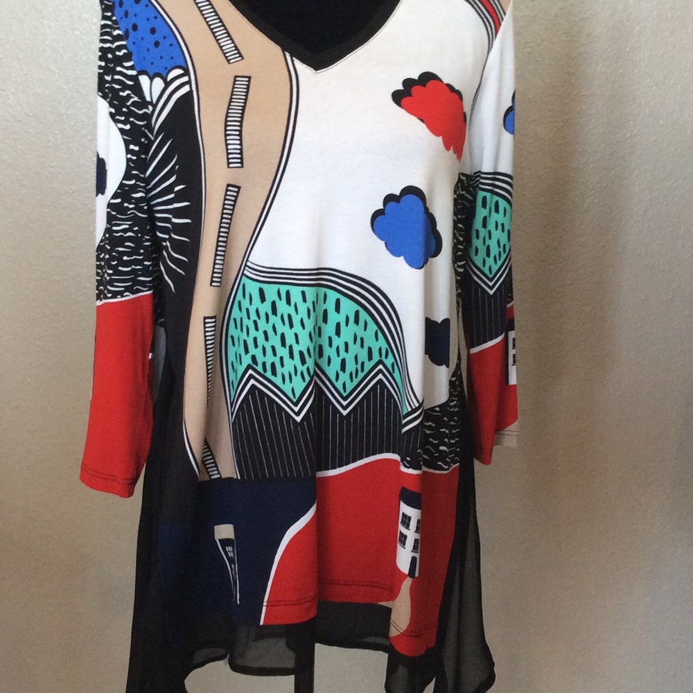 Lynn Ritchie High/low Lace Tunic