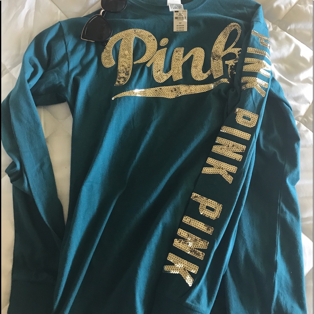 Sequin Pink long sleeve shirt