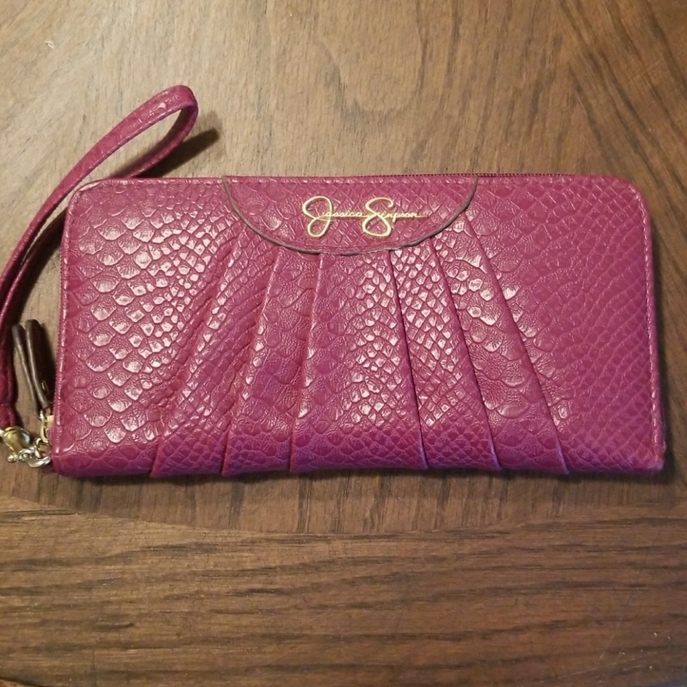 Jessica Simpson wallet with wrist strap