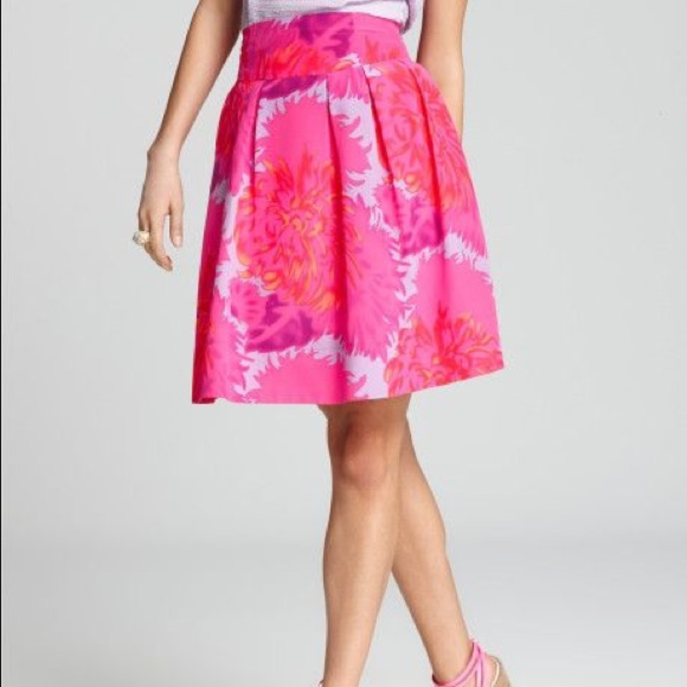 Nanette Lepore Jacy Skirt in Hibiscus