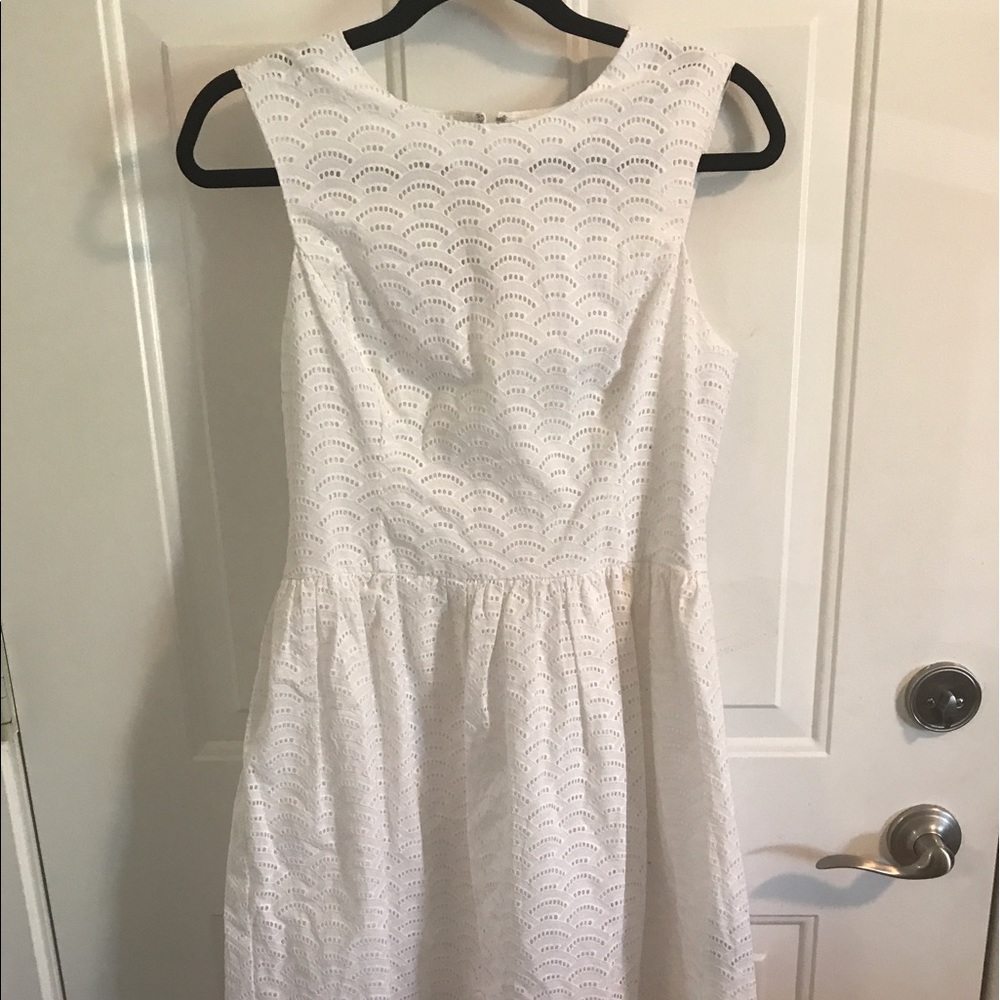 ivy + blu white summer dress