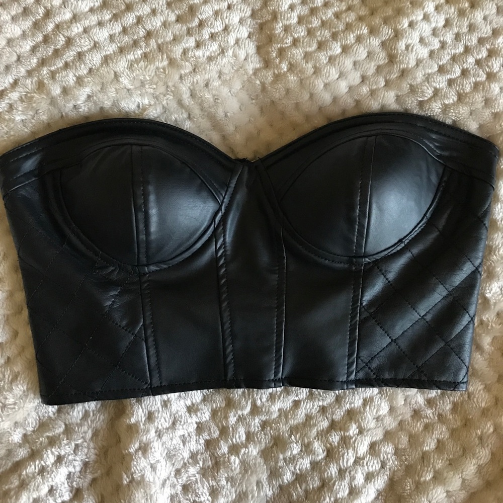 Leather Bustier