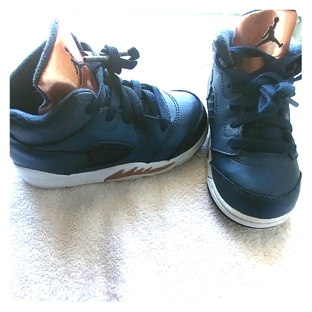 Retro 5s Bronze Jordans Toddler