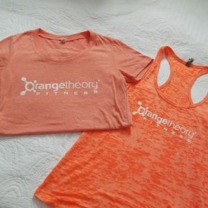 Orangetheory Fitness Bundle tank t-shirt orange