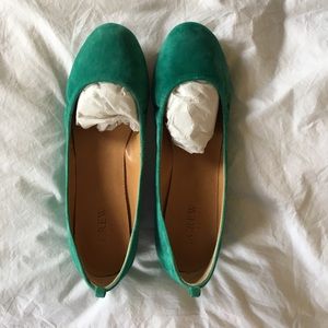 Jcrew suede flats