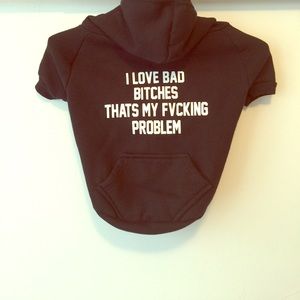 Private Bad Bitches Dog Hoodie