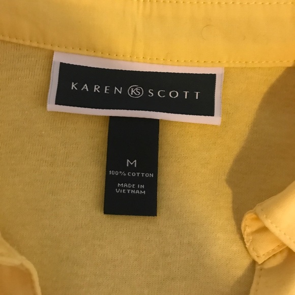 Karen Scott shirt size medium. NWOT - Picture 3 of 4
