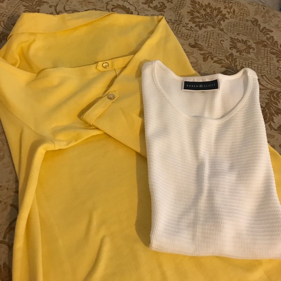 Karen Scott shirt size medium. NWOT - Picture 4 of 4