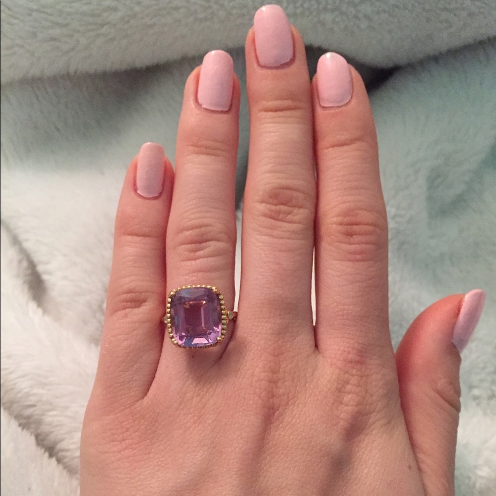 Tiffany & Co. Sparklers Amethyst Cocktail Ring