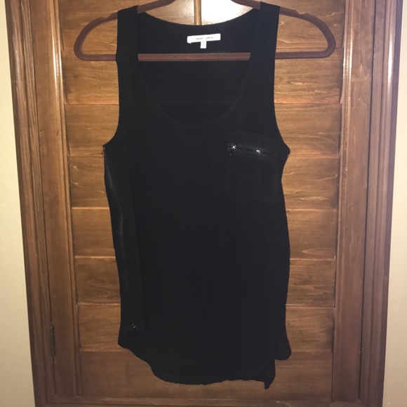 Blank Tank w/ zipper sides and pocket - Picture 1 of 3