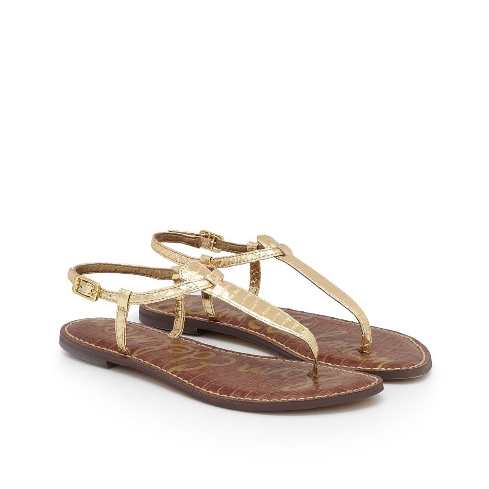 Sam Edelman gold sandals - worn ONCE!!