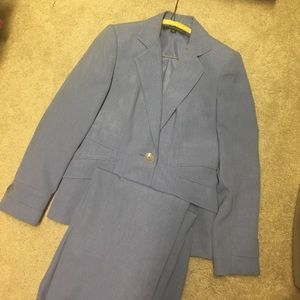 Periwinkle pant suit. Very nice condition