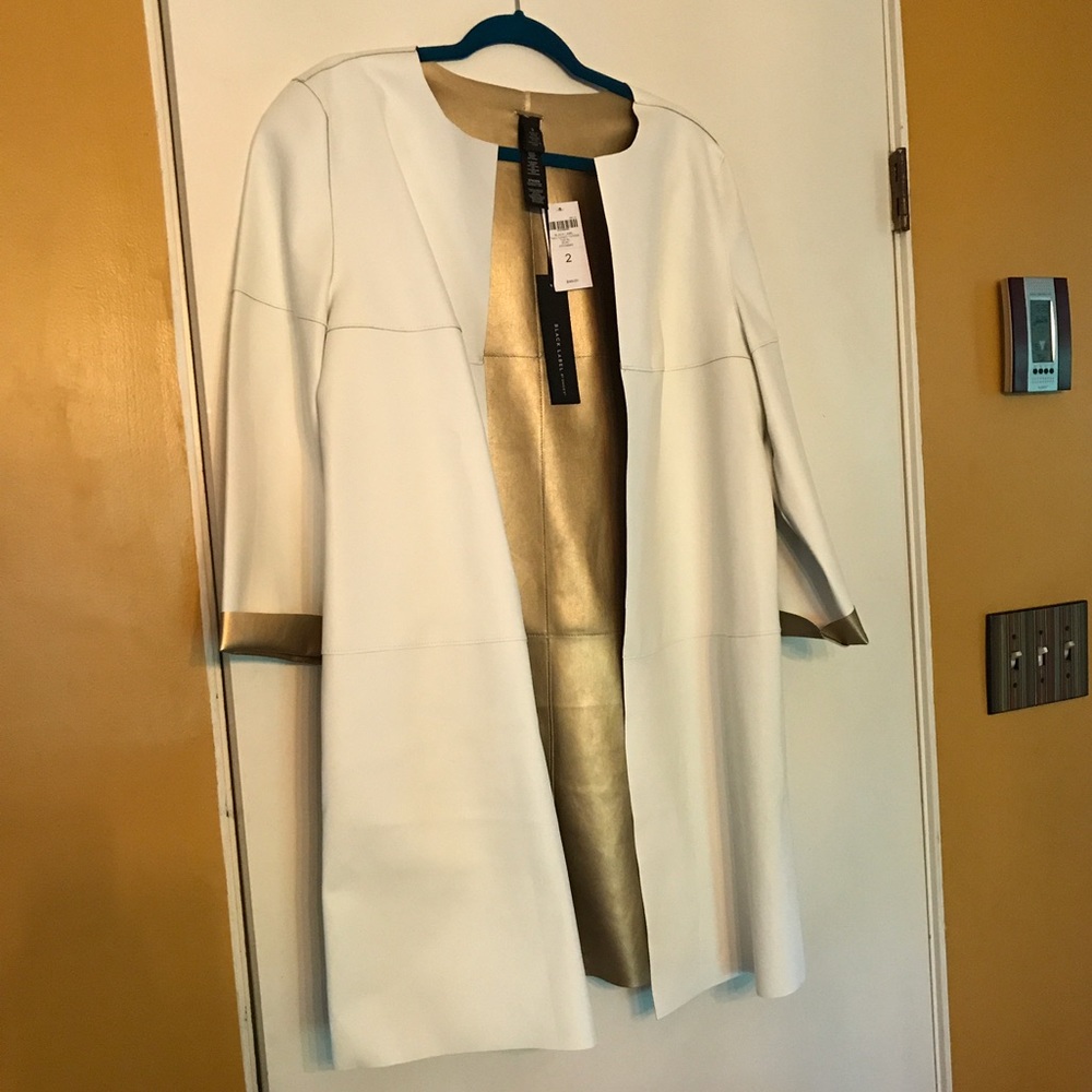 Chico's Leather Coat