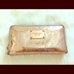 Michael Kors gold wallet