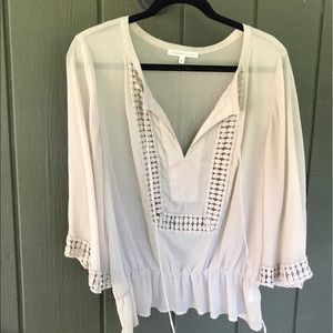 Flowy peasant style blouse from Daniel Rainn.