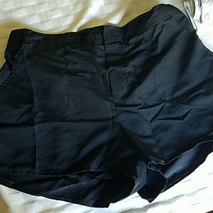 Black swim shorts