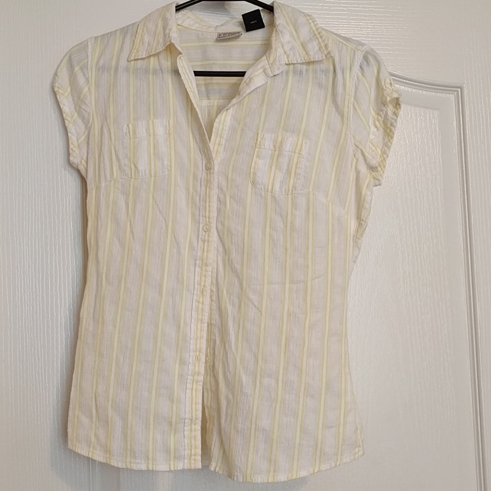 Pale Yellow Button Down