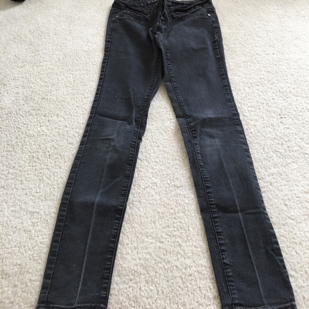 Black Skinny Leg Jeans