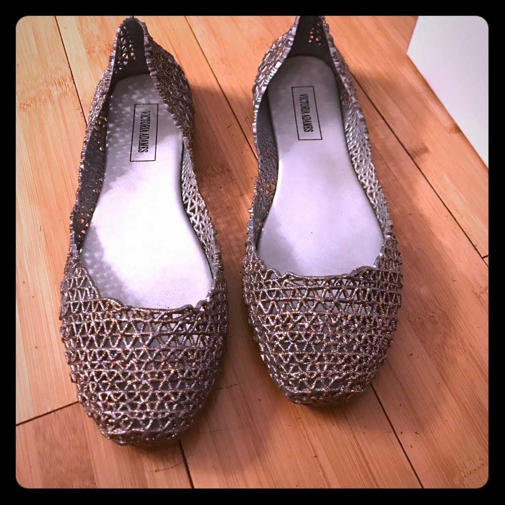 Glittery Jelly ballet flat shoes