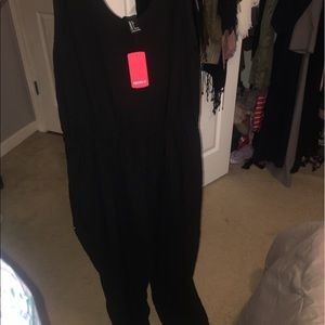 BLACK JUMPSUIT FROM F21.