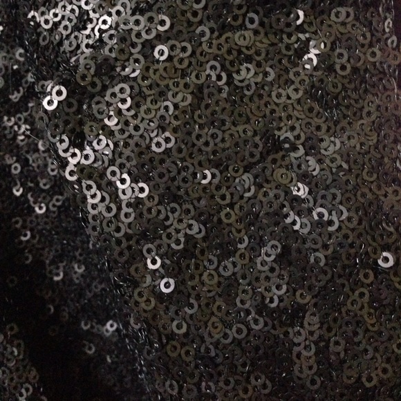 Black sequin blazer - Picture 2 of 4