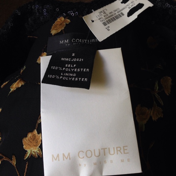 Black sequin blazer - Picture 4 of 4