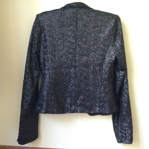 Black sequin blazer - Picture 3 of 4