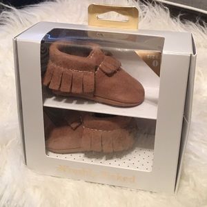 Freshly picked brown moccasins size 0