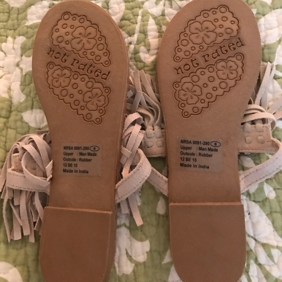 Fringe and Rhinestone Flops - Picture 2 of 3