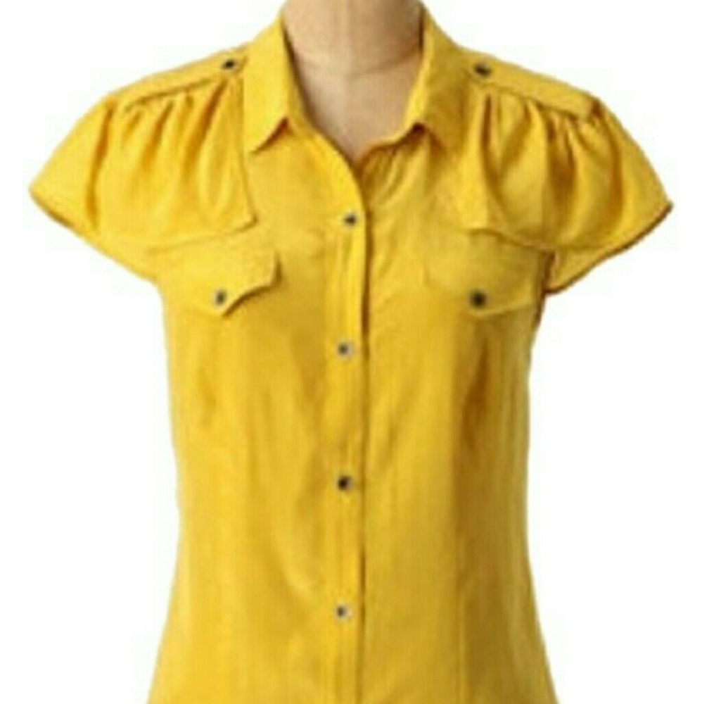 DONATED- Anthropologie Maeve button up bloUSE