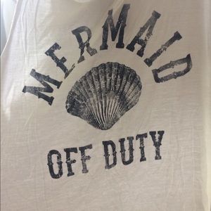 Mermaid off duty flowy tank top