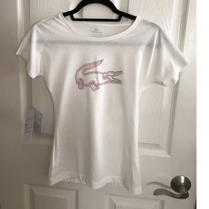 Lacoste logo tee shirt