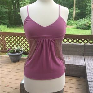 Sky Jeweled Pink Tank