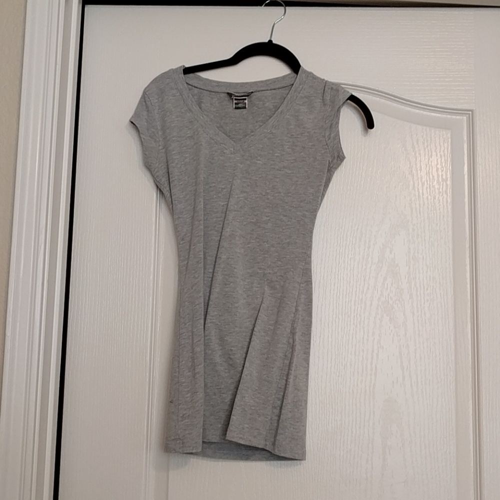 Heather Grey Ultra Long Tee