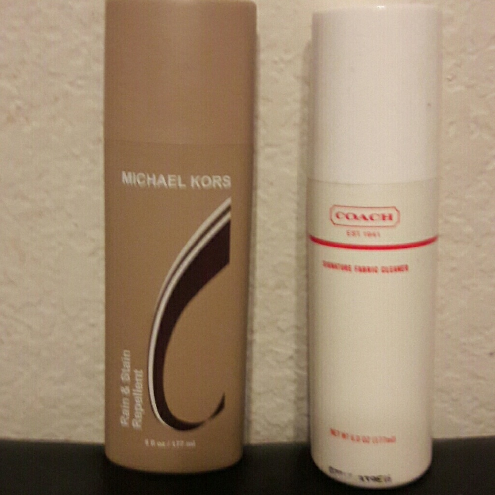Micheal Kors repelient and Coach cleaner $8 each