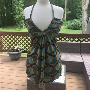 T-Bags Braided Halter Top