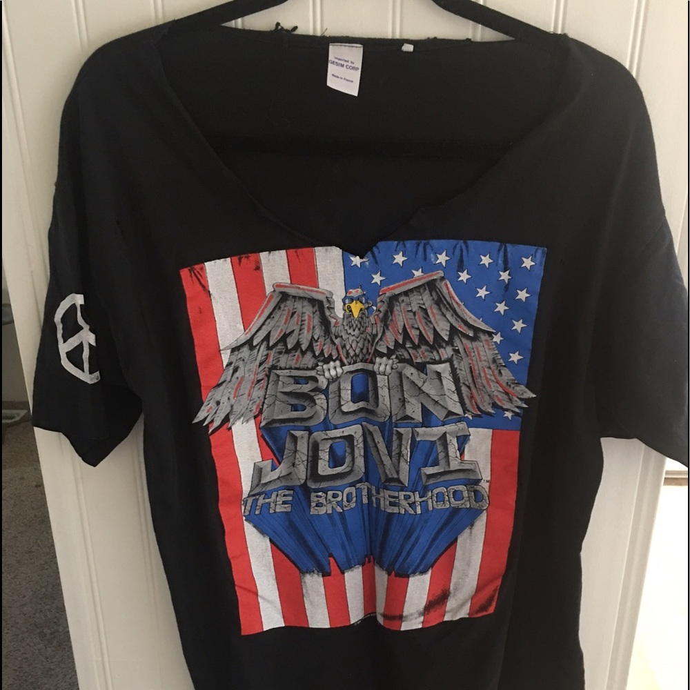Vintage ORIGINAL Bon Jovi distressed 1989