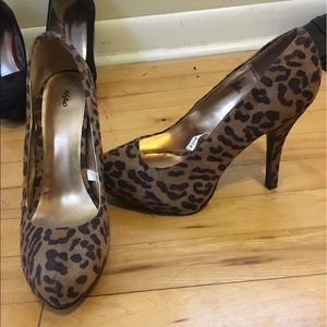 Cheetah print heels