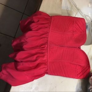 Parker strapless top